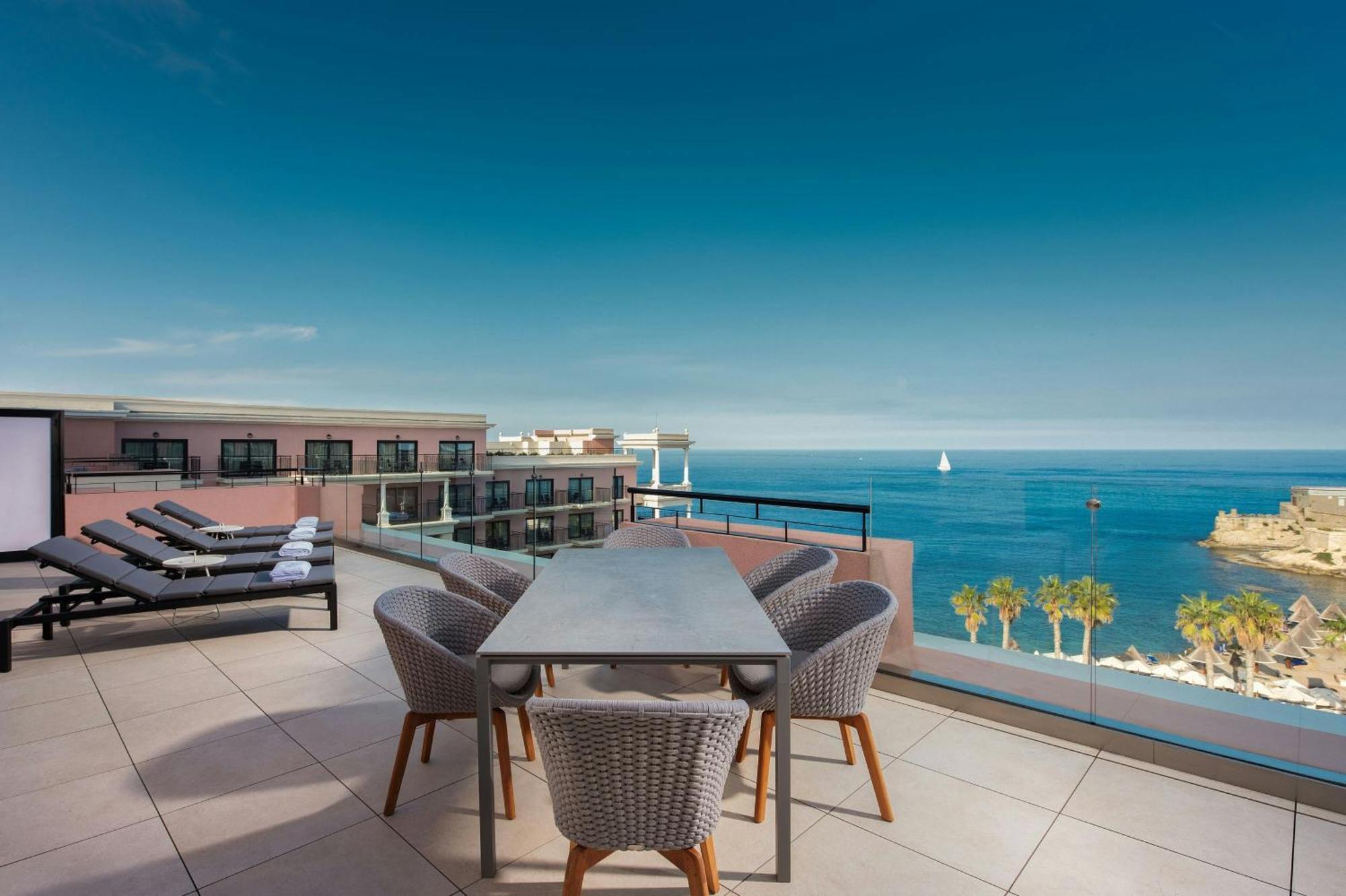 The Westin Dragonara Resort, Malta San Giuliano Esterno foto View from the hotel